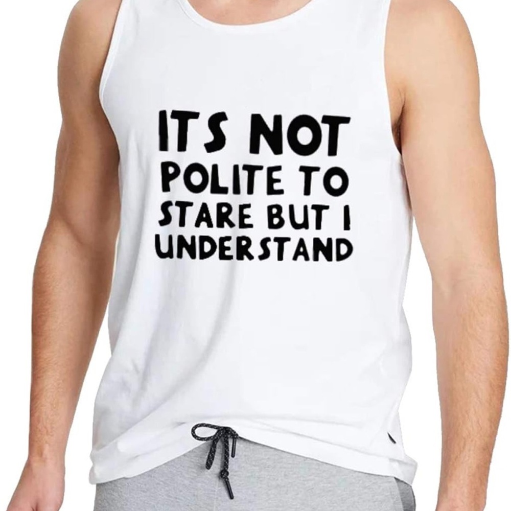 White Cotton Tank Top